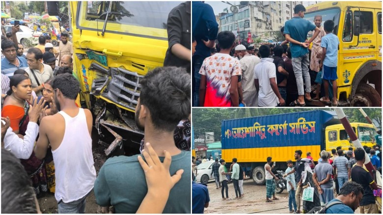 চাষাড়ায় ট্রেন-ভ্যান সংঘর্ষ: গেটম্যানের গাফিলতিতে বড় দুর্ঘটনা এড়াল অল্পের জন্য