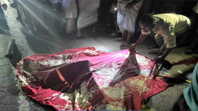 সোনারগাঁয়ে রাস্তা পার হতে গিয়ে শ্রমিকের মৃত্যু