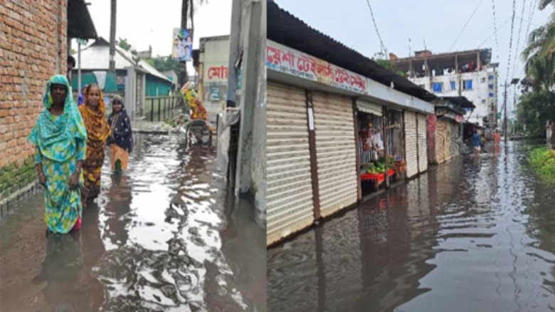 আকাশে মেঘ জমলেই  রূপগঞ্জবাসীর মনে দেখা দেয় আতঙ্ক