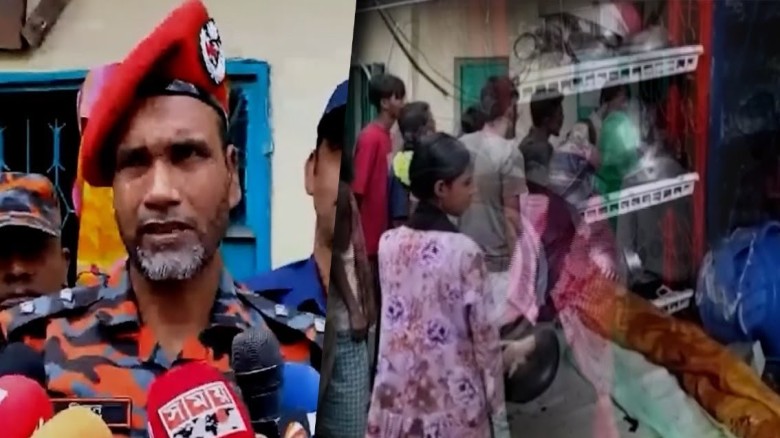 সিদ্ধিরগঞ্জে  ভয়াবহ অগ্নিকাণ্ডে পুরে দগ্ধ ৯