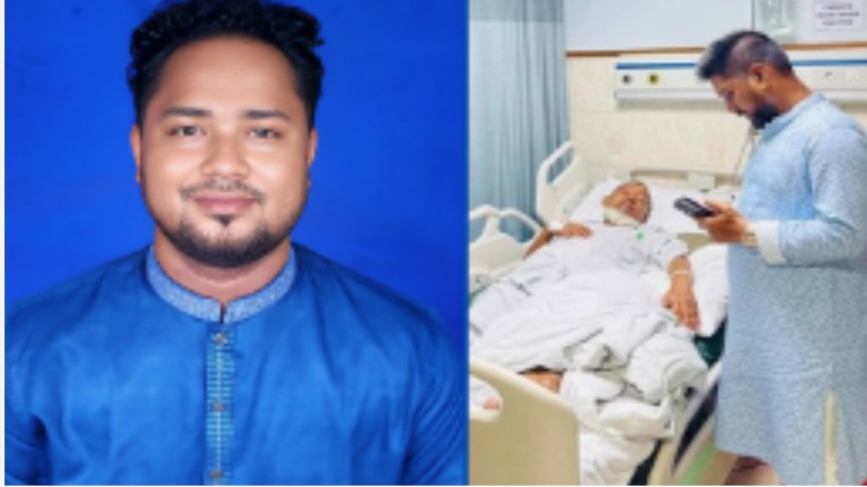 রনির বাবার অসুস্থতায় ছাত্রদল নেতা জুম্মানের দোয়া