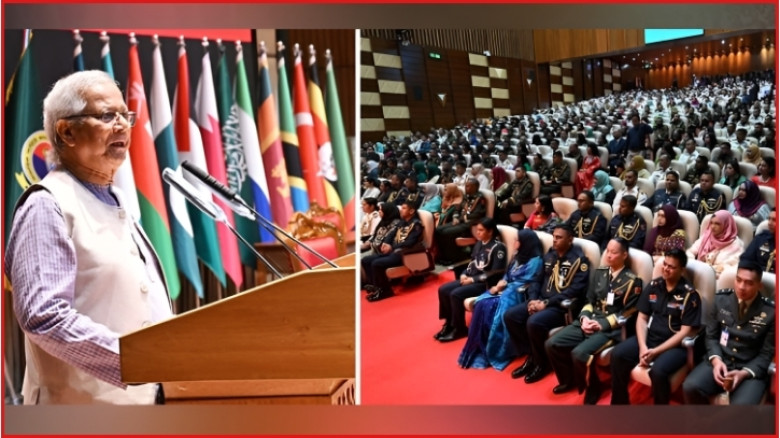 সশস্ত্র বাহিনীর সমর্থনে দ্রুত সংকট উত্তরণ সম্ভব হয়েছে: প্রধান উপদেষ্টা