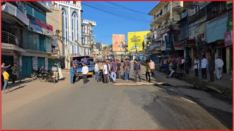 রাঙামাটিতে ৩৬ ঘণ্টার হরতাল চলছে