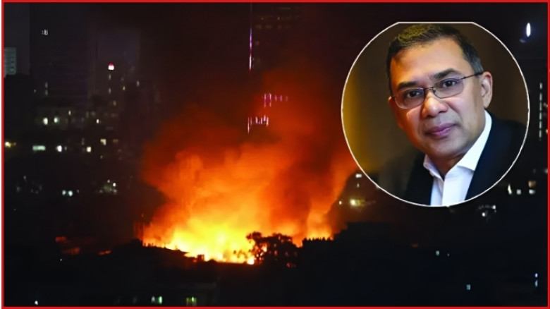 কড়াইল বস্তিতে অগ্নিকাণ্ডে তারেক রহমানের সমবেদনা