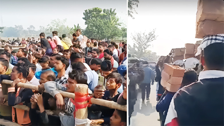বাবরি মসজিদ পুনর্নির্মাণে মানুষের ঢল, উত্তপ্ত পশ্চিমবঙ্গের রাজনীতি