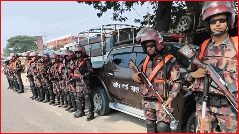 রাজধানীর গুরুত্বপূর্ণ স্থানে বিজিবি মোতায়েন