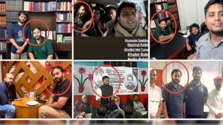 আওয়ামীপন্থী আইনজীবীর সঙ্গে হাদি-হাসনাতের ছবি ভাইরাল