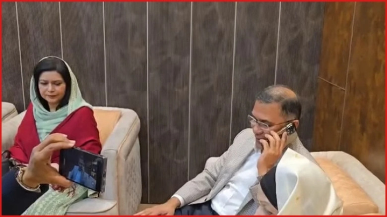 বিমানবন্দরে প্রধান উপদেষ্টার সঙ্গে ফোনে কথা বললেন তারেক রহমান