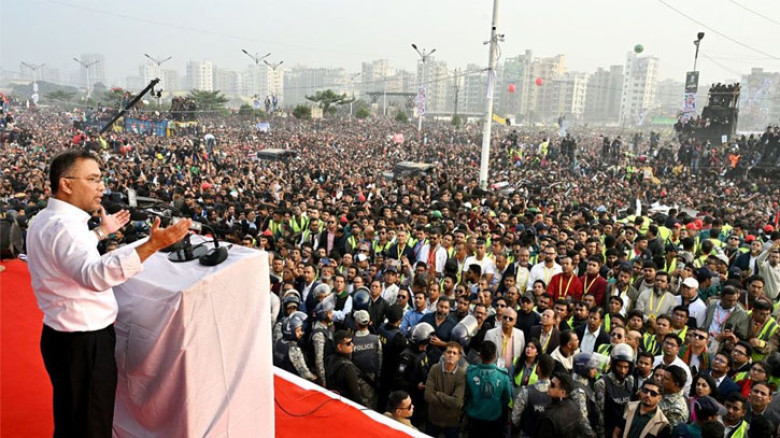 দেশে ফিরে ইনসাফের বার্তা তারেক রহমানের