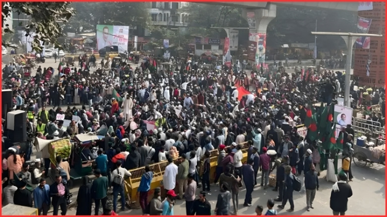আবারও শাহবাগ অবরোধ ইনকিলাব মঞ্চের