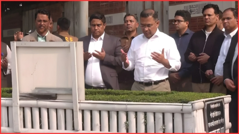 ছোট ভাইয়ের কবর জিয়ারত করলেন তারেক রহমান