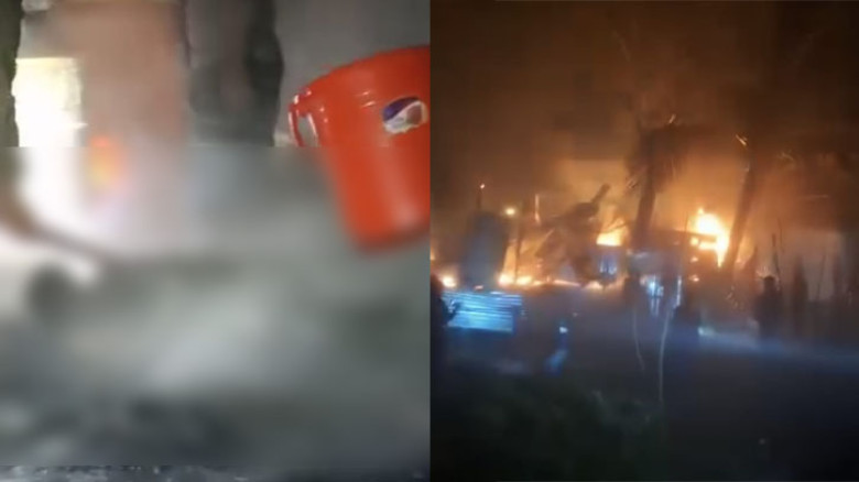 ব্রাহ্মণবাড়িয়ায় আগুনে পুড়ে বসতঘর ছাই, নিহত ১