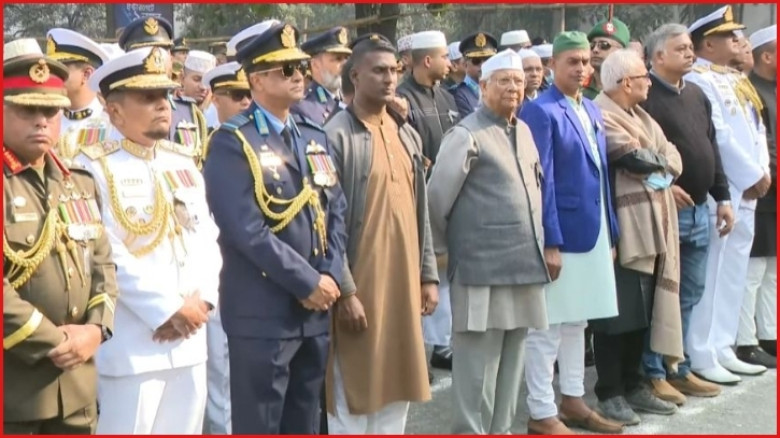 খালেদা জিয়ার জানাজায় অংশ নিলেন প্রধান উপদেষ্টা