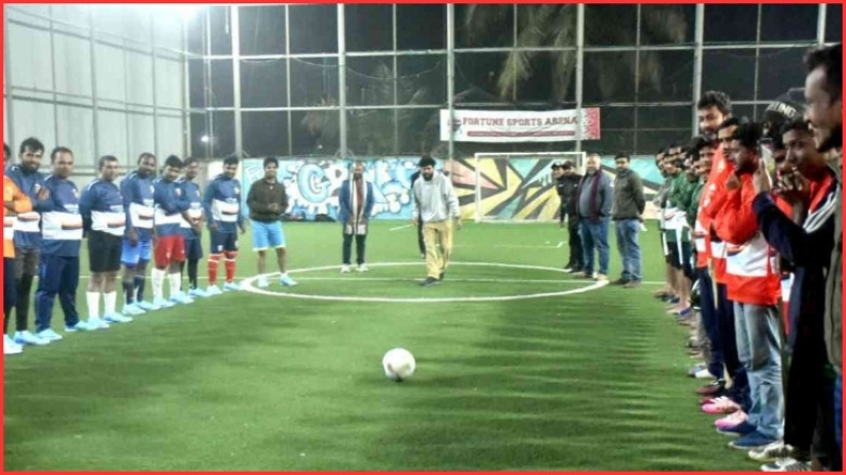 চট্টগ্রামে শুরু হলো সাগর–রুনি স্মৃতি ফুটবল টুর্নামেন্ট