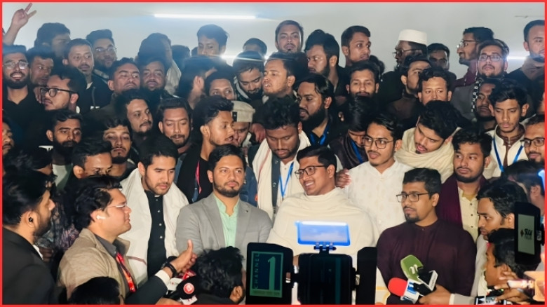 নবনির্বাচিত জকসু ভিপির বিজয় উৎসর্গ তালিকায় হাদি-বিশ্বজিত ও খালেদা জিয়া