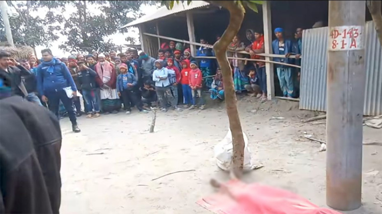 কুড়িগ্রামে চোর সন্দেহে যুবককে পিটিয়ে হত্যা