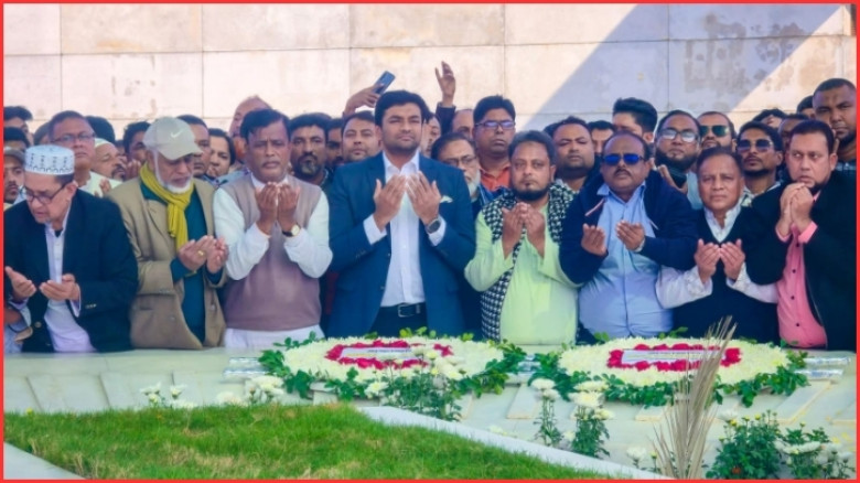 জিয়া উদ্যানে কেরানীগঞ্জ বিএনপির শ্রদ্ধা