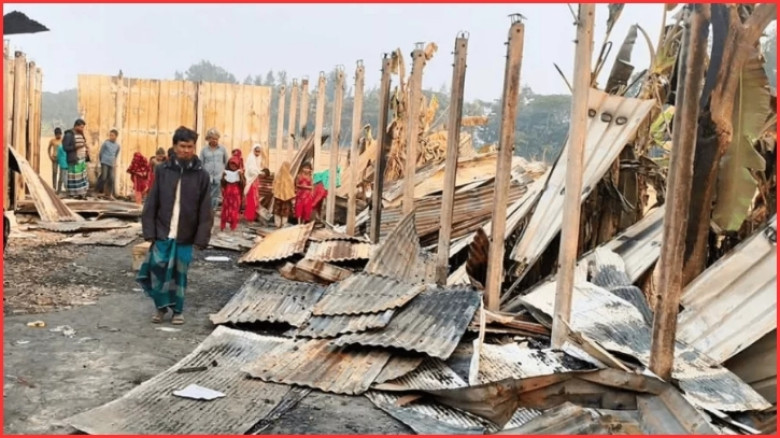 ছাত্রীকে নিয়ে পলাতক মাদরাসার প্রধান শিক্ষক, মাদ্রাসায় আগুন