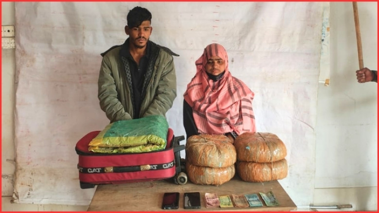 আখাউড়ায় যৌথবাহিনীর অভিযানে গাঁজাসহ আটক ২