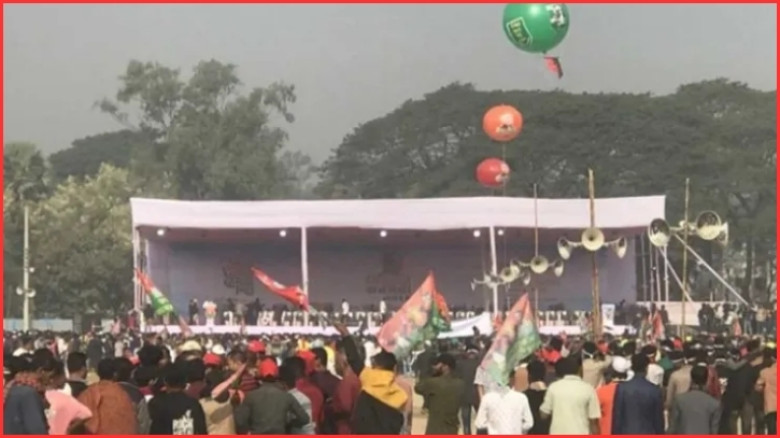 চট্টগ্রামে তারেক রহমানের মহাসমাবেশ, ভোর থেকেই সমাবেশস্থলে নেতাকর্মীদের ঢল