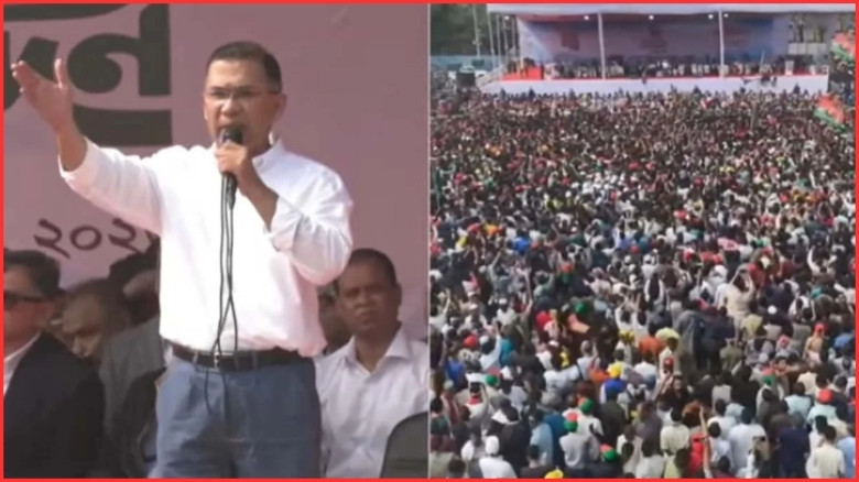 দীর্ঘ দুই দশক পর চট্টগ্রামে তারেক রহমানের জনসভা, নেতাকর্মীদের ঢল