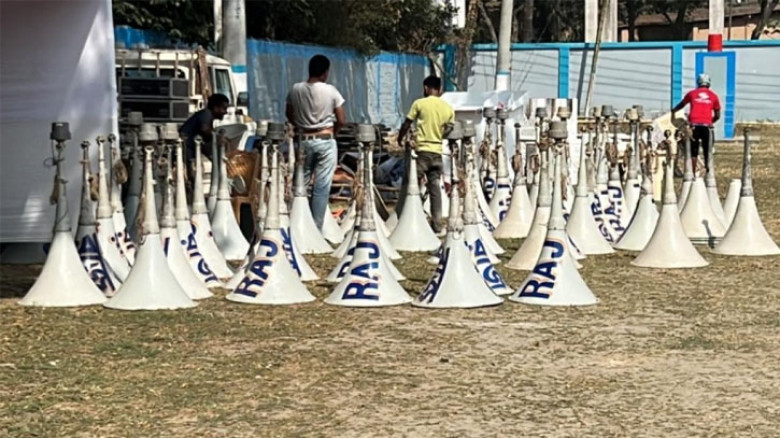চট্টগ্রামে বিএনপির জনসভা থেকে ১৮ মাইক ও পাঁচ কয়েল বৈদ্যুতিক তার চুরি