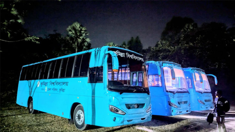 কুবির পরিবহন পুলে যুক্ত হলো নতুন তিনটি বাস