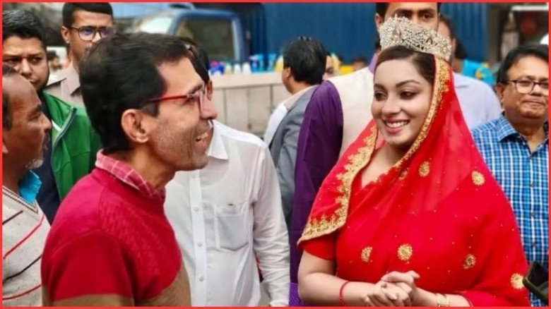 মিস বাংলাদেশের মুকুট আর হাদির কবরের মাটি নিয়ে সংসদে বসতে চান মেঘনা আলম!