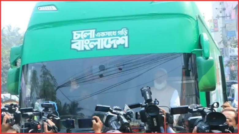 জামায়াতের নির্বাচনি বাস ক্যাম্পেইন উদ্বোধন