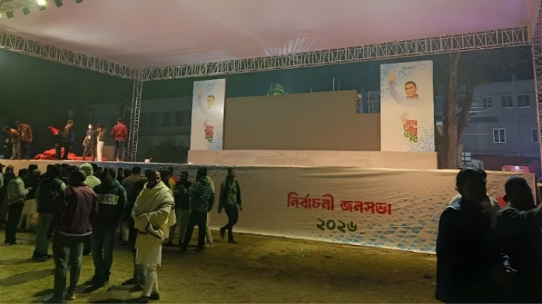 ফরিদপুরে প্রথম জনসভায় তারেক রহমান, সমাবেশ ঘিরে সাজ সাজ রব