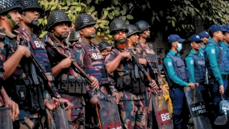 আজ থেকে ভোটের মাঠে আইনশৃঙ্খলা বাহিনী