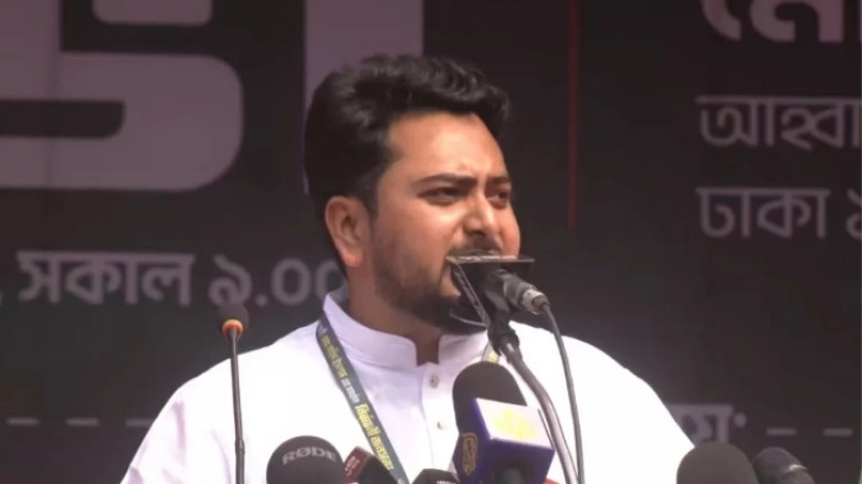 ১২ ফেব্রুয়ারি ব্যর্থ হলে ৫ আগস্টও ব্যর্থ হবে: নাহিদ ইসলাম