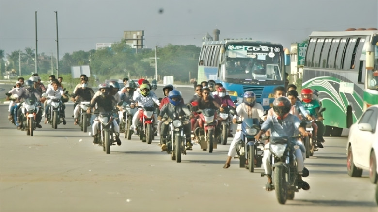 নির্বাচনের জন্য বন্ধ হলো মোটরসাইকেল চলাচল