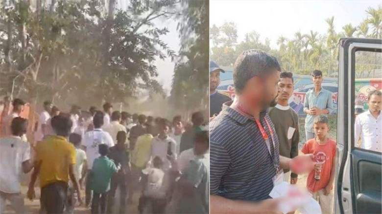 সালাহউদ্দিন আহমদের আসনে জামায়াতপ্রার্থীর ওপর হামলা, সাংবাদিকদের পিটিয়ে রক্তাক্ত