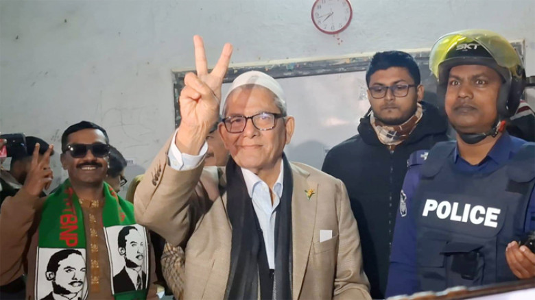 ঠাকুরগাঁও-১: ৮২ কেন্দ্রের ফলাফলে এগিয়ে মির্জা ফখরুল