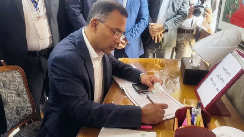 প্রধানমন্ত্রী ও সংসদ নেতা হলেন তারেক রহমান
