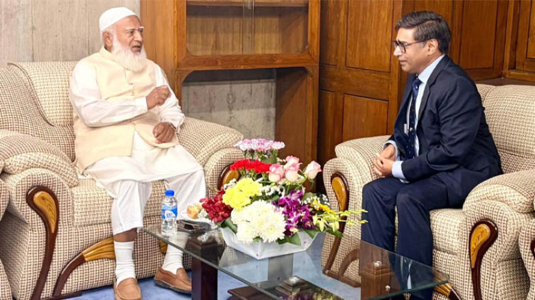 জামায়াত আমিরের সঙ্গে ভারতের পররাষ্ট্র সচিবের সাক্ষাৎ