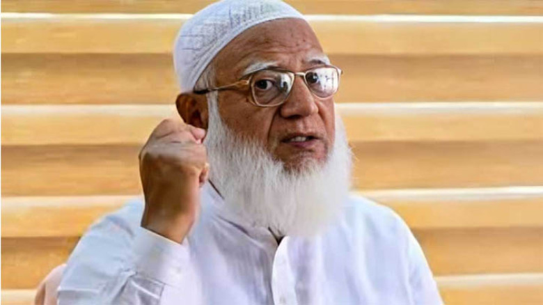‘যেন চাঁদা না দেওয়াই অপরাধ’: লেগুনা চালককে হত্যার প্রতিবাদ জামায়াত আমিরের