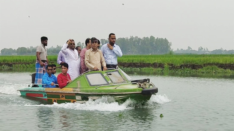 গুলির ঘটনার পর চরলাপাং পরিদর্শনে এমপি মান্নান, অবৈধ বালু উত্তোলন বন্ধে কঠোর নির্দেশ