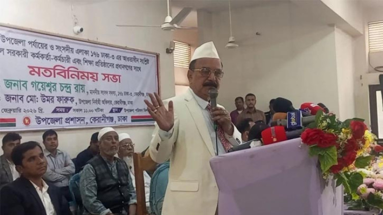 মৃত্যু পর্যন্ত মন্ত্রিপরিষদে যোগ দেব না: গয়েশ্বর চন্দ্র রায়
