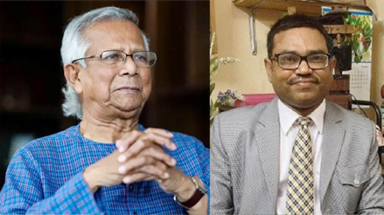 ৪ অপরাধে ড. ইউনূসের বিরুদ্ধে মামলা করার ঘোষণা ঢাবি শিক্ষকের