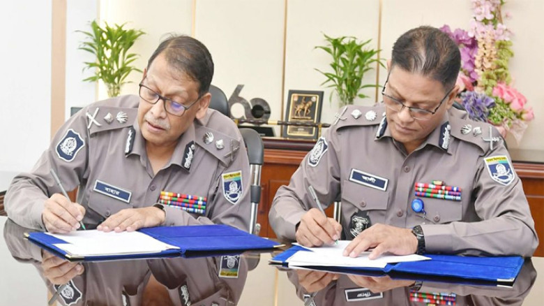 দায়িত্ব গ্রহণ করলেন নবনিযুক্ত আইজিপি