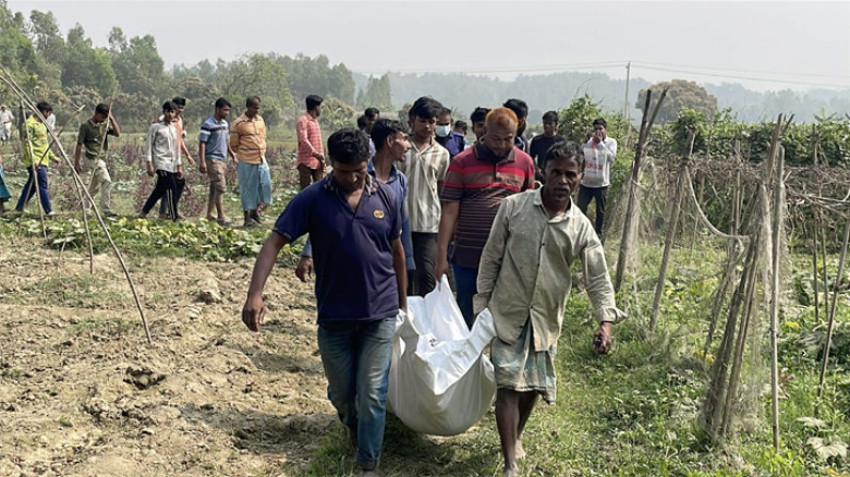 ফসলি জমি থেকে কৃষকের রক্তাক্ত লাশ উদ্ধার