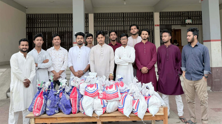 জামালপুরে নিসআ'র ইফতার সামগ্রী বিতরণ