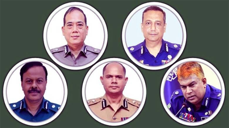 নৌ-পুলিশ প্রধানসহ ৫ অতিরিক্ত আইজিপিকে বাধ্যতামূলক অবসরে পাঠালো সরকার