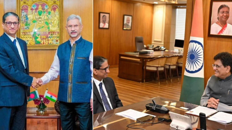 দিল্লিতে দুই প্রভাবশালী মন্ত্রীর সঙ্গে বাংলাদেশ হাইক‌মিশনারের সাক্ষাৎ