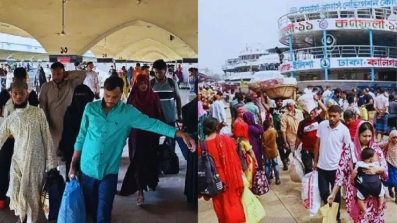 ঈদের ছুটি শেষে রাজধানীতে ফিরতে শুরু করেছেন কর্মজীবীরা
