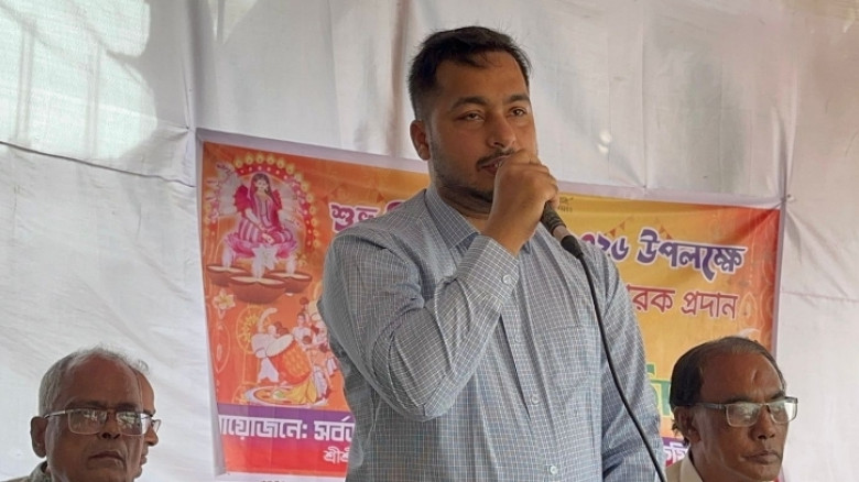 বাসন্তী পূজার বিজয়া দশমী উপলক্ষে গঙ্গা মাতৃ মন্দিরে আলোচনা সভা ও পুরস্কার বিতরণ