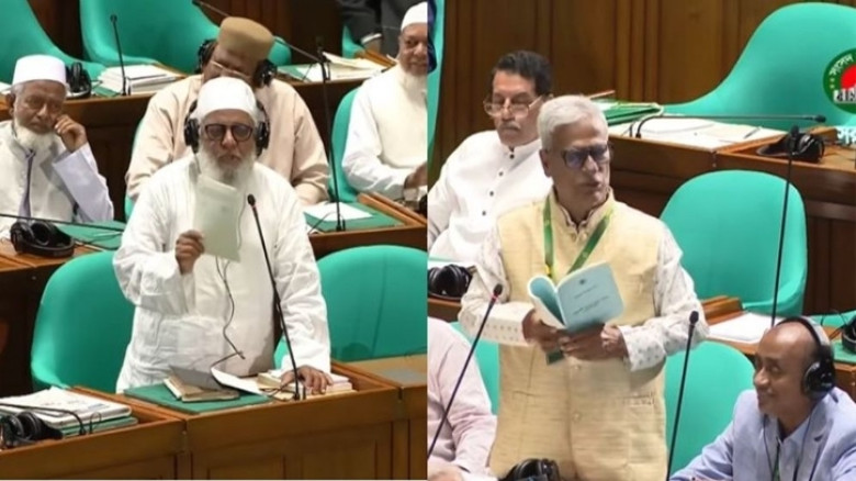 সংসদে  জামায়াত এমপি শাহজাহান চৌধুরীর কথার কড়া জবাব দিলেন জয়নুল আবদিন ফারুক