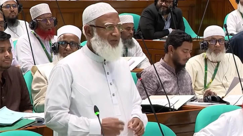 স্বরাষ্ট্রমন্ত্রী সত্যকে মিথ্যা, মিথ্যাকে সত্য চমৎকারভাবে পরিবেশন করেন: সংসদে জামায়াত আমির